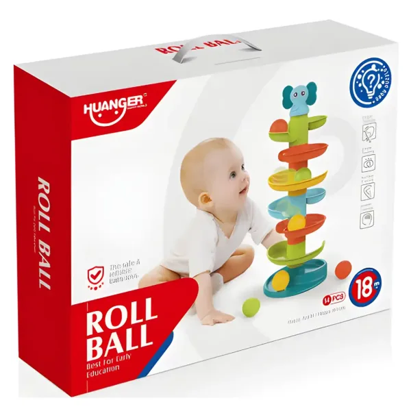 Happy World: Wesoła kula z torem dla słonia 47 cm zdjęcie 4