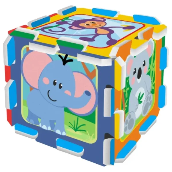 Happy Zoo - Wesołe Zoo piankowe puzzle zdjęcie 2
