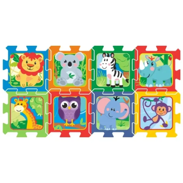 Happy Zoo - Wesołe Zoo piankowe puzzle zdjęcie 3