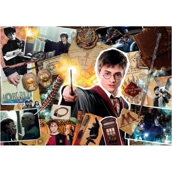 Harry Potter – Relikwie Świata Magii, kompaktowe puzzle 1500 elementów – Clementoni zdjęcie 2