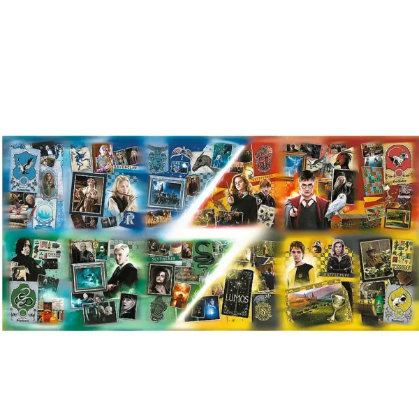 Harry Potter: Domy w Hogwarcie 9000-elementowe puzzle UFT - Trefl zdjęcie 2