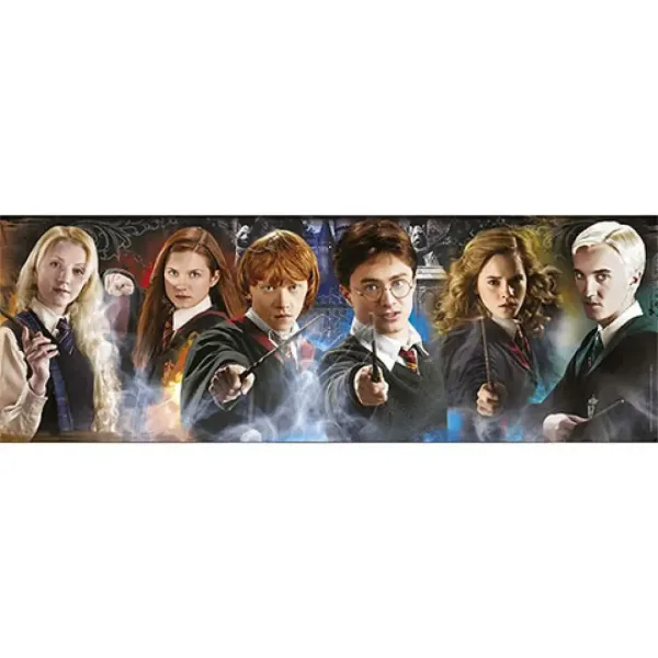 Harry Potter: Uczniowie Hogwartu panorama puzzle 1000 elementów - Clementoni zdjęcie 2