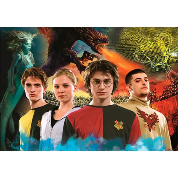 Harry Potter i uczestnicy Turnieju Trójmagicznego 1000-elementowe puzzle - Clementoni zdjęcie 2