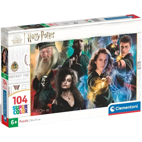 Harry Potter magiczna bitwa 104-elementowe supercolor puzzle - Clementoni zdjęcie 1