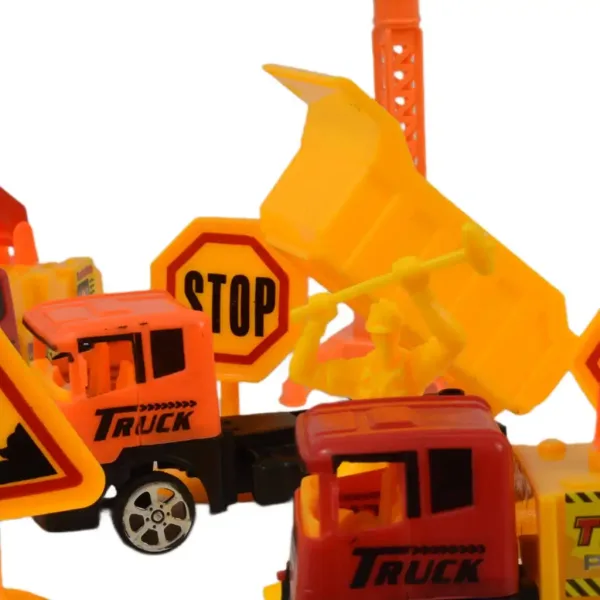 Heavy Duty: Zestaw do zabawy w budownictwo z samochodami na napęd frykcyjny i akcesoriami zdjęcie 13