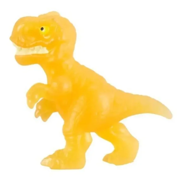 Heroes of Goo Jit Zu Minis: Jurassic World mini figurka dinozaura T-Rex w kolorze bursztynu zdjęcie 1