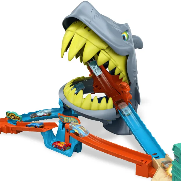 Hot Wheels: Atak rekina - zestaw torów z samochodzikiem - Mattel zdjęcie 2