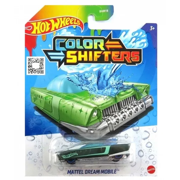 Hot Wheels: Dream Mobile zmieniający kolor samochodzik 1/64 – Mattel