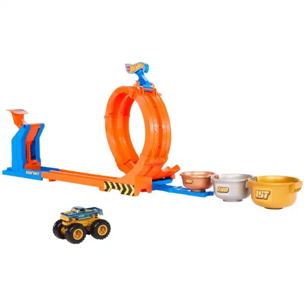 Hot Wheels Monster Trucks: 50. rocznica Bigfoot tor z pętlą - Mattel zdjęcie 2