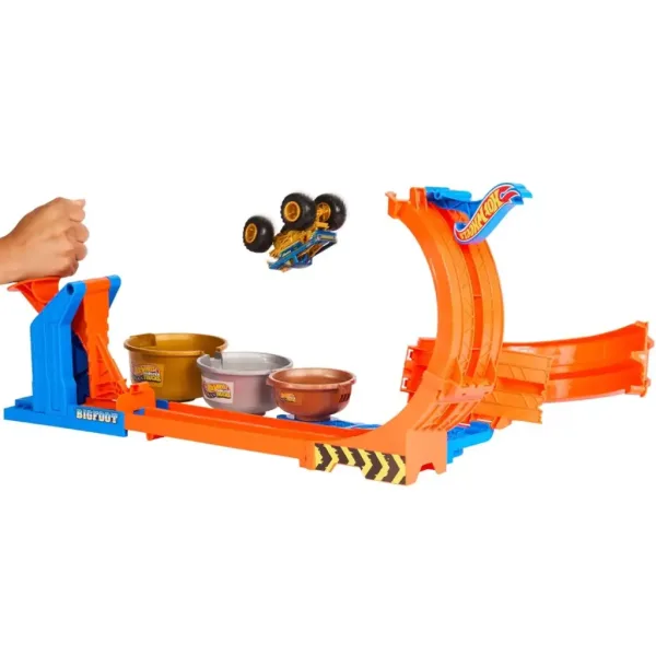 Hot Wheels Monster Trucks: 50. rocznica Bigfoot tor z pętlą - Mattel zdjęcie 3