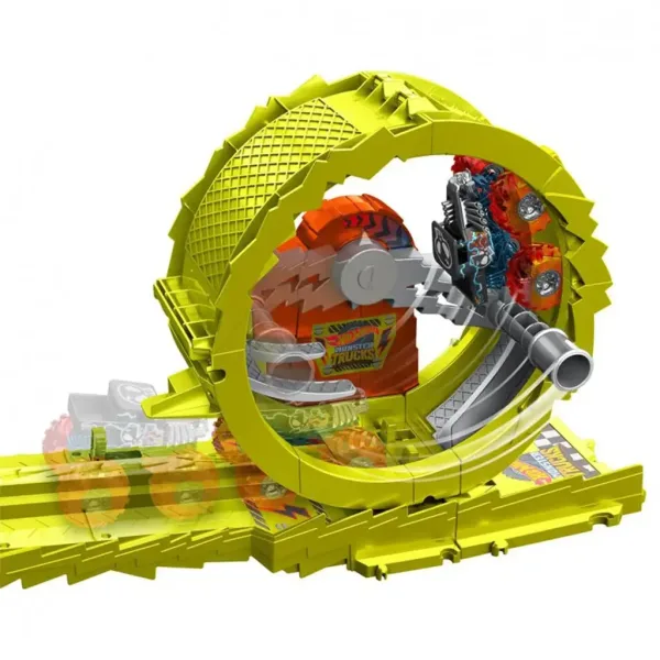Hot Wheels Monster Trucks: Power Smasher Pościg zestaw torów - Mattel zdjęcie 2