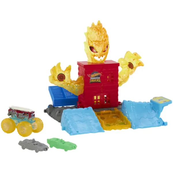 Hot Wheels: Monster Trucks Power Smashers zestaw torów ognia - Mattel zdjęcie 2