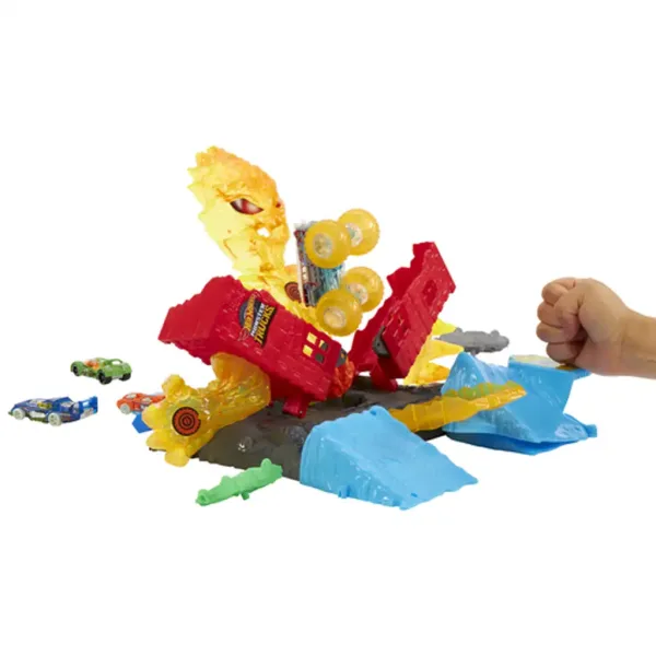 Hot Wheels: Monster Trucks Power Smashers zestaw torów ognia - Mattel zdjęcie 4