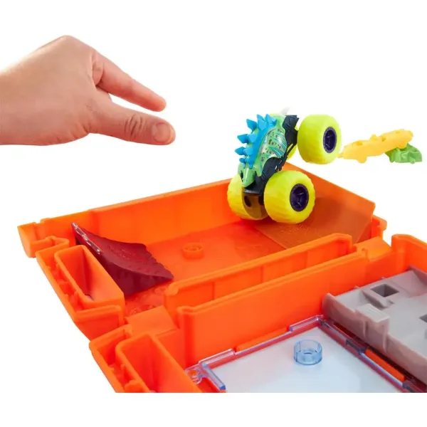Hot Wheels Monster Trucks: Zestaw do zabawy z kanistrem - Mattel zdjęcie 3