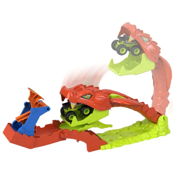 Hot Wheels Monster Trucks: Zestaw torowy Ukąszenie węża - Mattel zdjęcie 3