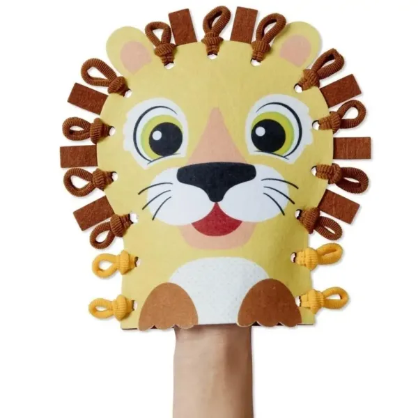 Hurkold! Zestaw kreatywny do tworzenia kukiełek dzikich zwierząt – Melissa & Doug zdjęcie 3