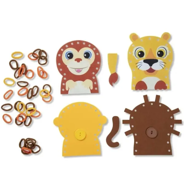 Hurkold! Zestaw kreatywny do tworzenia kukiełek dzikich zwierząt – Melissa & Doug zdjęcie 5
