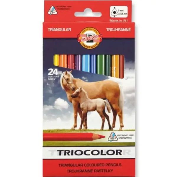 ICO: Koh-I-Noor 3144 Triocolor kredki kolorowe 24 sztuki zdjęcie 1