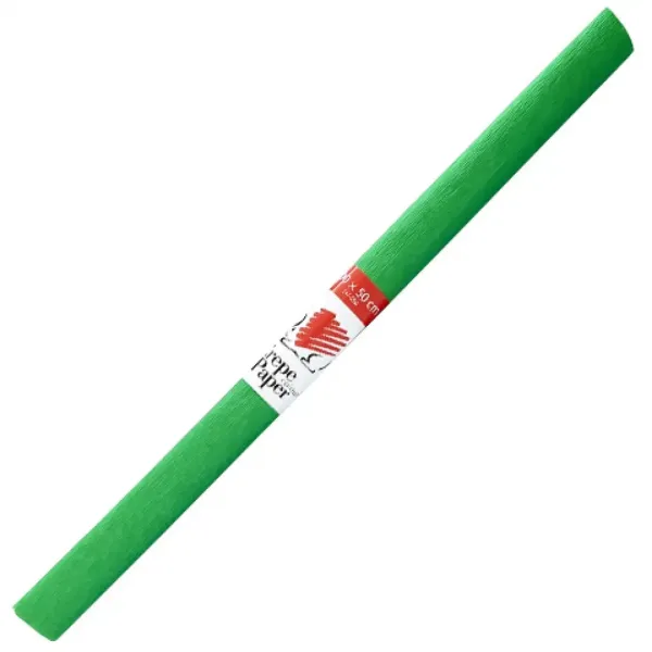 ICO: Süni bibuła krepowa w kolorze zielonym 200x50 cm zdjęcie 1
