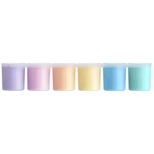 ICO: Süni tempera w słoiczkach, kolory pastelowe, 6 x 25 ml zdjęcie 2