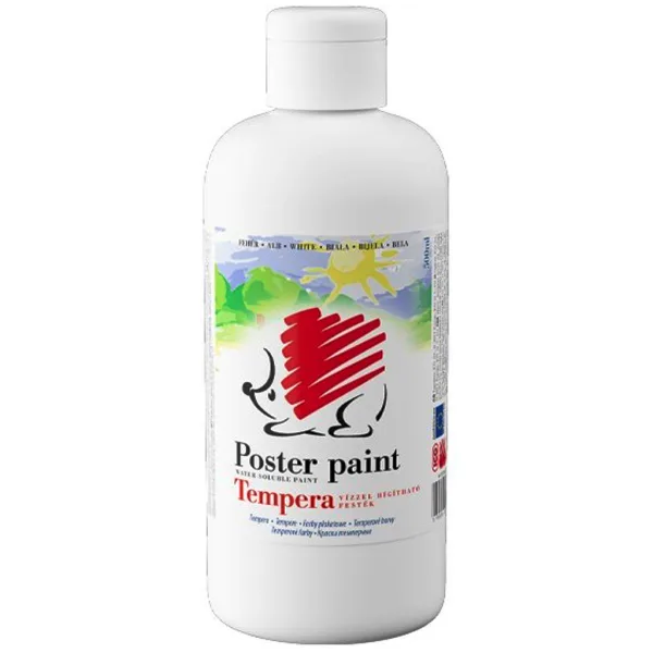 ICO: Tempera jeżowa w kolorze białym, 500 ml zdjęcie 1