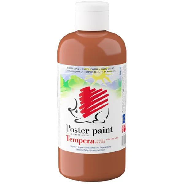 ICO: Tempera jeżyk w kolorze ciemnobrązowym, 500 ml zdjęcie 1