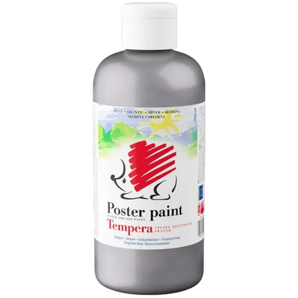 ICO: Tempera jeżykowa w kolorze srebrnym 500 ml zdjęcie 1