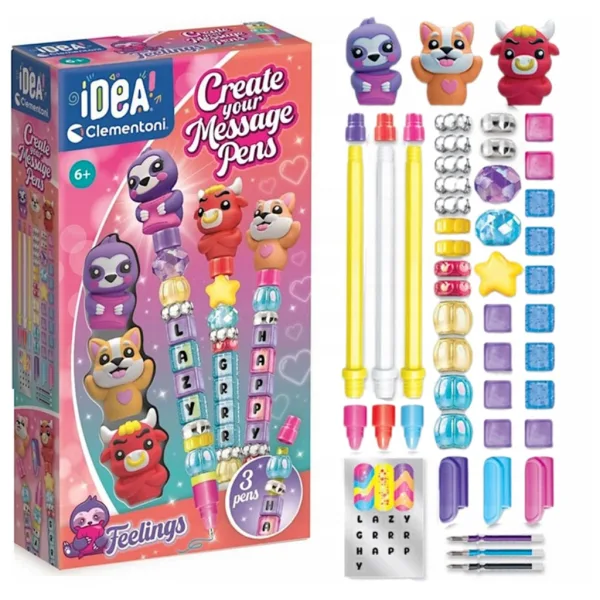 Idea! Zestaw do pisania wiadomości „Uczucia” - Clementoni zdjęcie 2