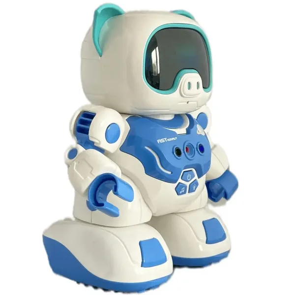 Interaktywna tańcząca świnka robot sterowana pilotem RC z efektami świetlnymi i dźwiękowymi, 20 cm zdjęcie 3