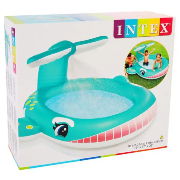Intex: Basen wieloryb z fontanną 201x196x91 cm zdjęcie 2
