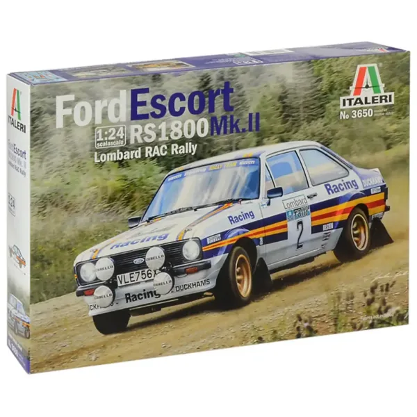 Italeri 1/24 Ford Escort RS1800 Mk.II Rally model samochodu zdjęcie 1