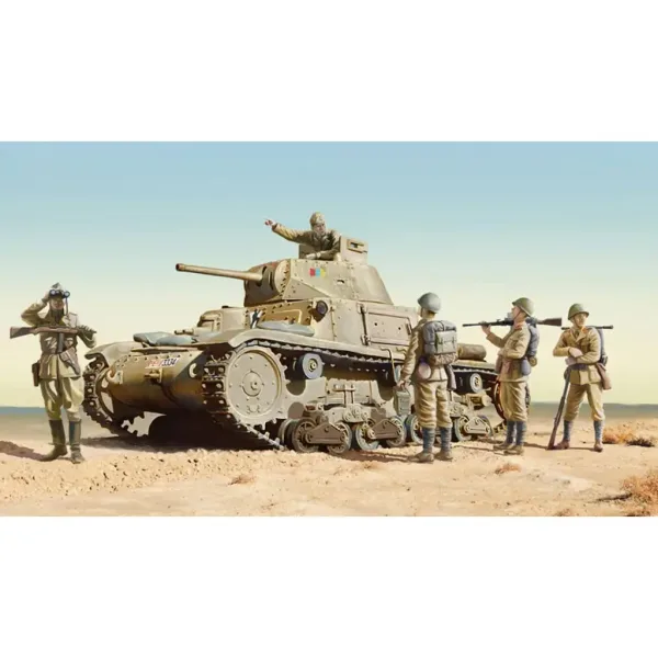 Italeri 1/35 Carro Armato M14/41 I Serie model czołgu zdjęcie 9