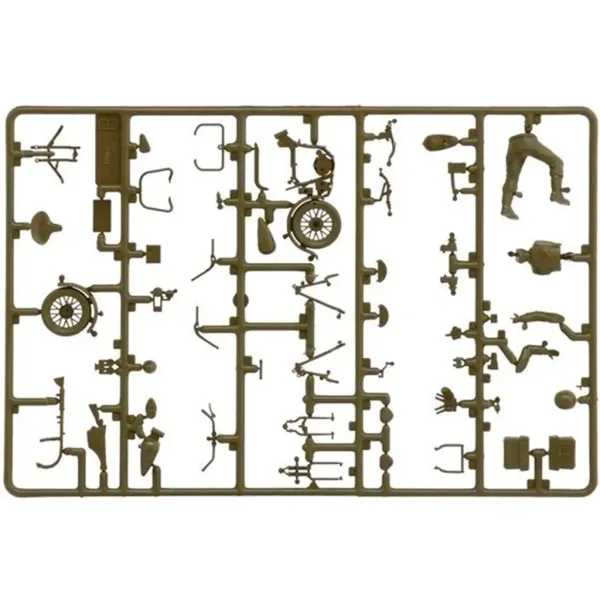 Italeri 1/35 U.S. Motorcycles 2 modele wojskowych motocykli. zdjęcie 3