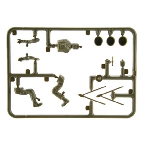 Italeri 1/35 Willys MB wojskowy Jeep z przyczepą model pojazdu zdjęcie 4