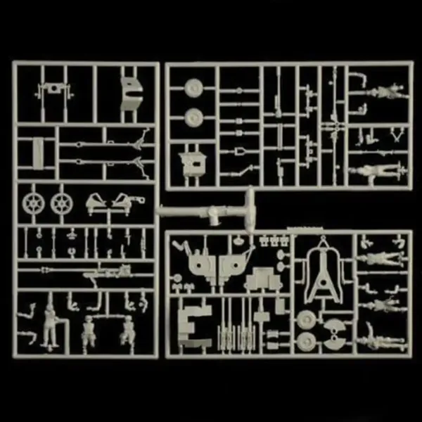 Italeri 1/72 Niemiecki zestaw artyleryjski makieta broni. zdjęcie 2