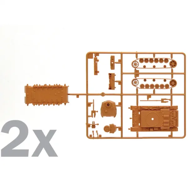 Italeri 1/72 Pz.Kpfw. III Ausf. J czołg zestaw modelarski 2-sztukowy zdjęcie 4