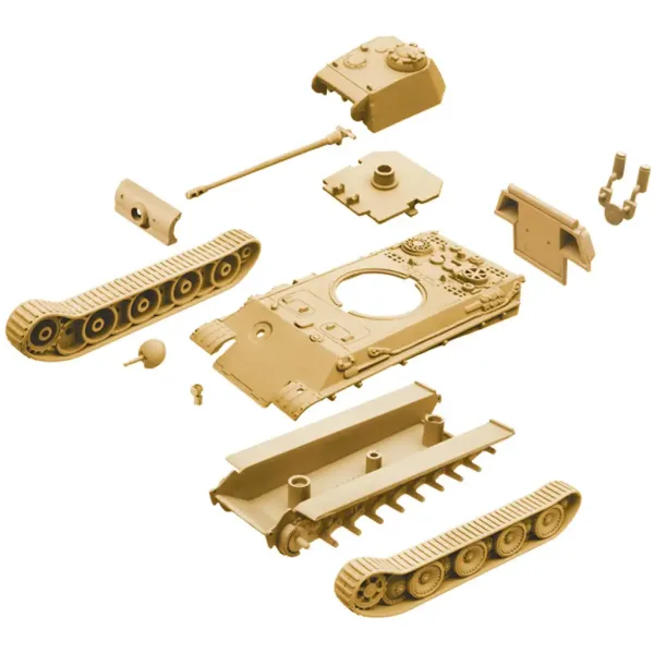 Italeri 1/72 Pz. Kpfw. V Panther Ausf. G Pantera czołg zestaw modeli 2 szt. zdjęcie 3