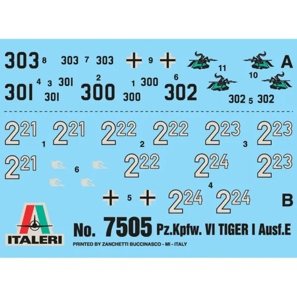 Italeri 1/72 Pz. Kpfw. VI Tiger I Ausf. E czołg Tygrys zestaw modeli 2 szt. zdjęcie 2