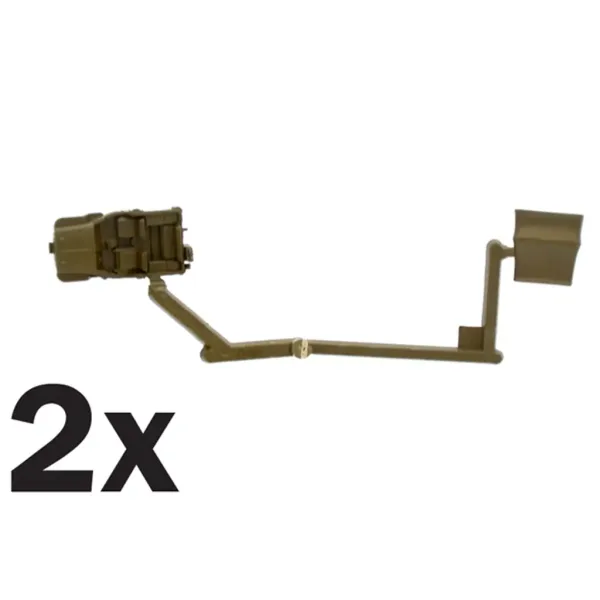 Italeri 1/72 Willys Jeep 1/4 ton 4x4 pojazdy wojskowe zestaw modelarski 2 sztuki zdjęcie 5