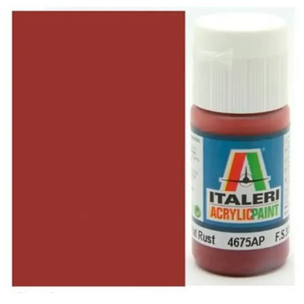 Italeri Flat Rust (4675AP) - Matowa farba modelarska w kolorze rdzawego brązu, 20 ml zdjęcie 1