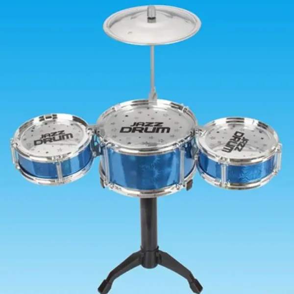 Jazz Drum, czteroczęściowy zestaw perkusyjny na stojaku do zabawy zdjęcie 2