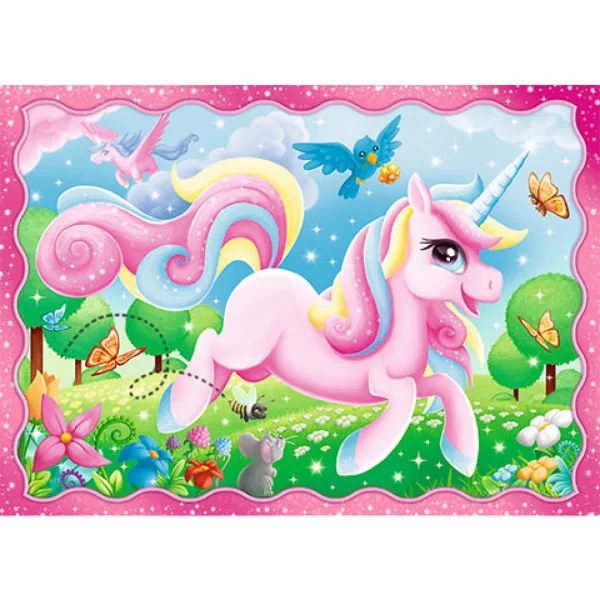 Jednorożce i magia 4 w 1 puzzle - Trefl zdjęcie 5