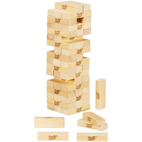 Jenga Classic gra towarzyska, nowe wydanie - Hasbro zdjęcie 2