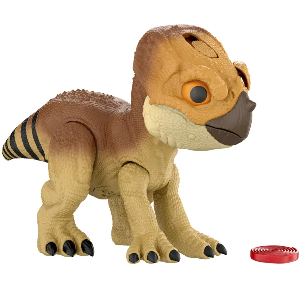 Jurassic World: Odrodzenie – Interaktywna figurka dinozaura Aquilops Dolores – Mattel zdjęcie 2