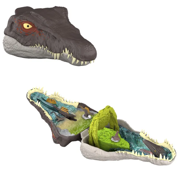 Jurassic World: Odrodzenie Micro Adventures Spinosaurus mini zestaw do zabawy - Mattel zdjęcie 3