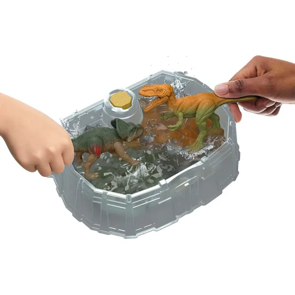 Jurassic World: Zestaw bitewny Dino Reveal z 2 figurkami dinozaurów - Mattel zdjęcie 2