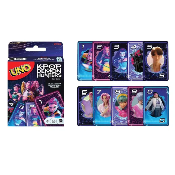 K-POP Łowcy demonów - gra karciana UNO - Mattel zdjęcie 2