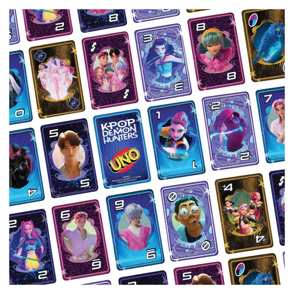 K-POP Łowcy demonów - gra karciana UNO - Mattel zdjęcie 5