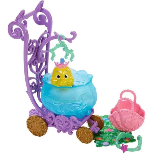Kareta dla zwierzątka Księżniczki Disneya Ariel - Mattel zdjęcie 3