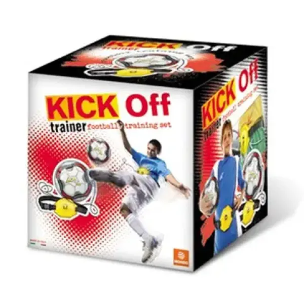 Kick Off – Piłka nożna z gumy o średnicy 23 cm, mocowana na pasku do pasa zdjęcie 3